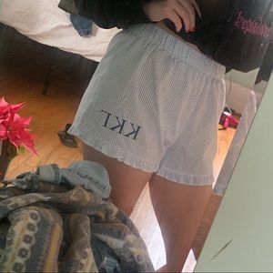 Pale Blue Seersucker Kappa Kappa Gamma Shorts